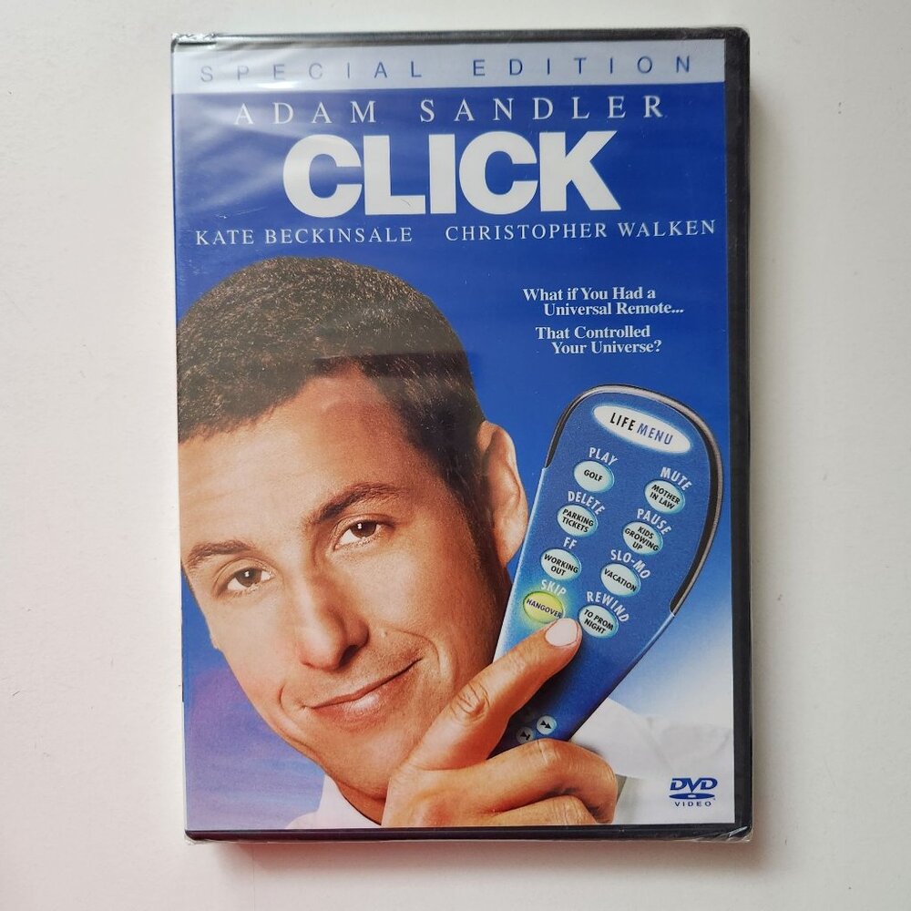 Click Special Edition DVD 2006, Adam Sandler New, Sealed